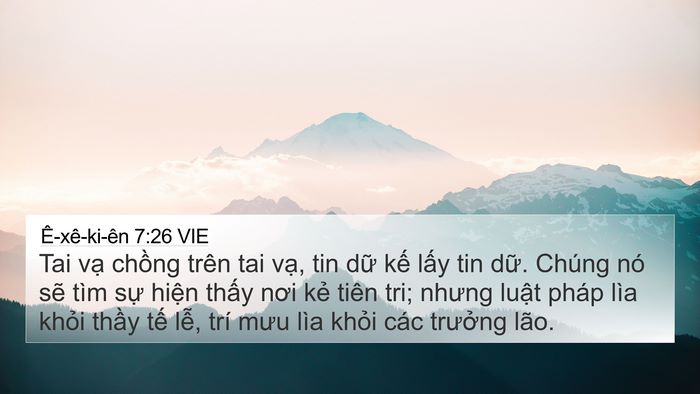 Ê-xê-ki-ên 7:26 VIE Bible Verse Image