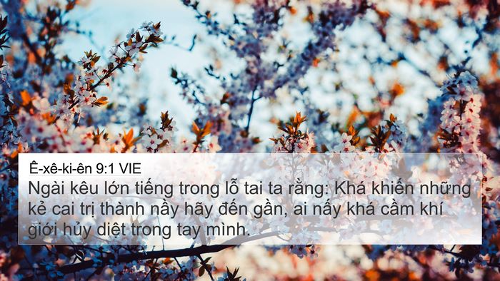 Ê-xê-ki-ên 9:1 VIE Bible Verse Image