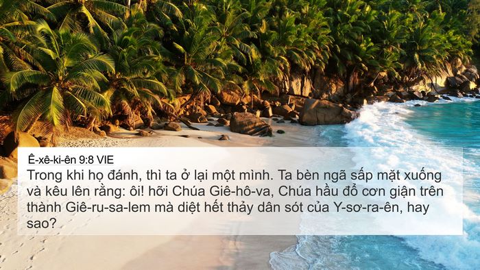 Ê-xê-ki-ên 9:8 VIE Bible Verse Image