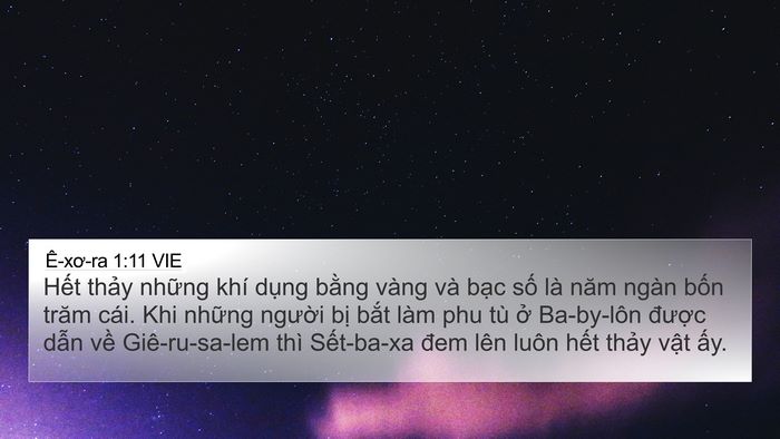 Ê-xơ-ra 1:11 VIE Bible Verse Image