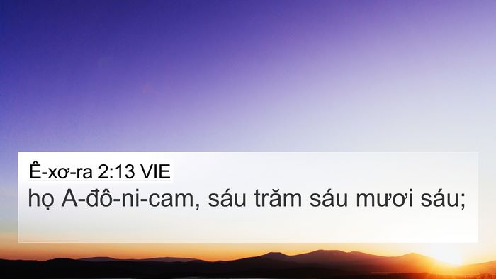 Ê-xơ-ra 2:13 VIE Bible Verse Image