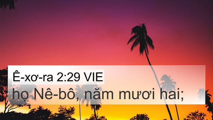 Ê-xơ-ra 2:29 VIE Bible Verse Image