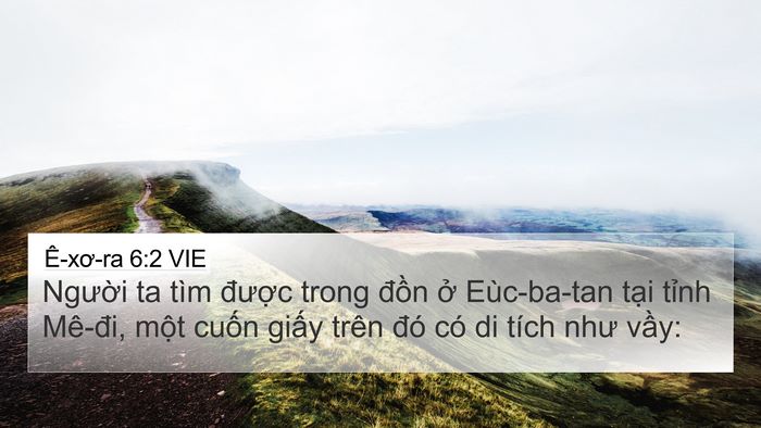 Ê-xơ-ra 6:2 VIE Bible Verse Image