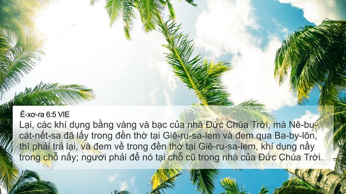 Ê-xơ-ra 6:5 VIE Bible Verse Image