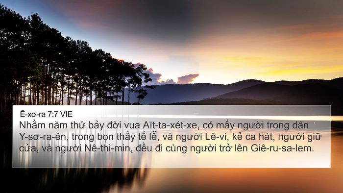 Ê-xơ-ra 7:7 VIE Bible Verse Image