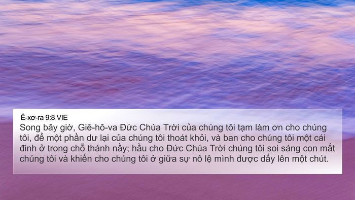 Ê-xơ-ra 9:8 VIE Bible Verse Image
