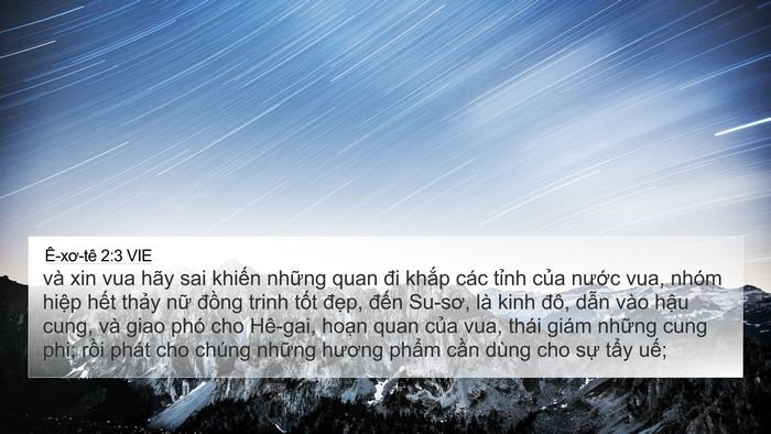 Ê-xơ-tê 2:3 VIE Bible Verse Image