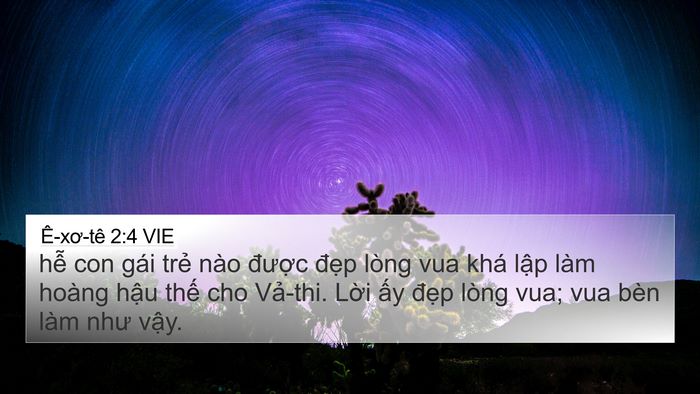 Ê-xơ-tê 2:4 VIE 4K Wallpaper - hễ con gái trẻ nào được đẹp lòng - 4K Wallpaper Bible Verse