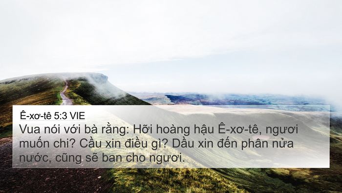 Ê-xơ-tê 5:3 VIE Bible Verse Image