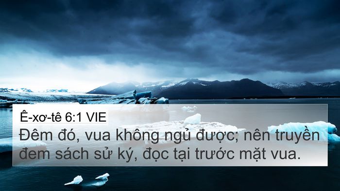 Ê-xơ-tê 6:1 VIE Bible Verse Image