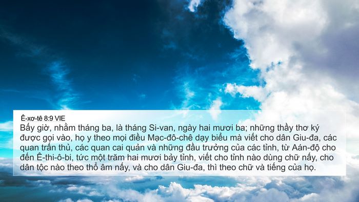 Ê-xơ-tê 8:9 VIE Bible Verse Image