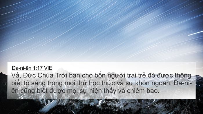Ða-ni-ên 1:17 VIE Bible Verse Image
