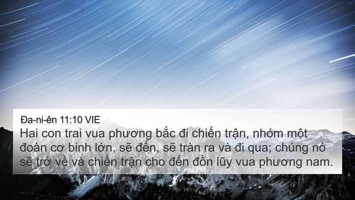 Ða-ni-ên 11:10 VIE Bible Verse Image