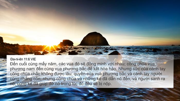 Ða-ni-ên 11:6 VIE Bible Verse Image