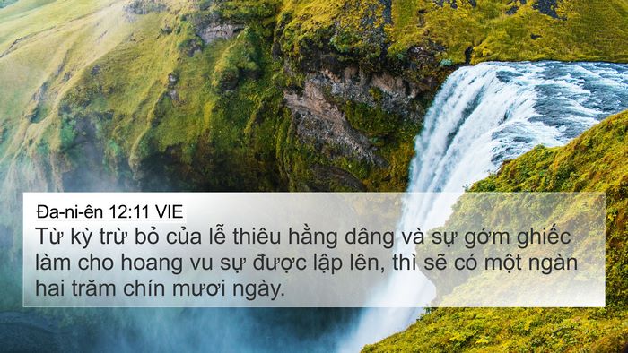 Ða-ni-ên 12:11 VIE Bible Verse Image