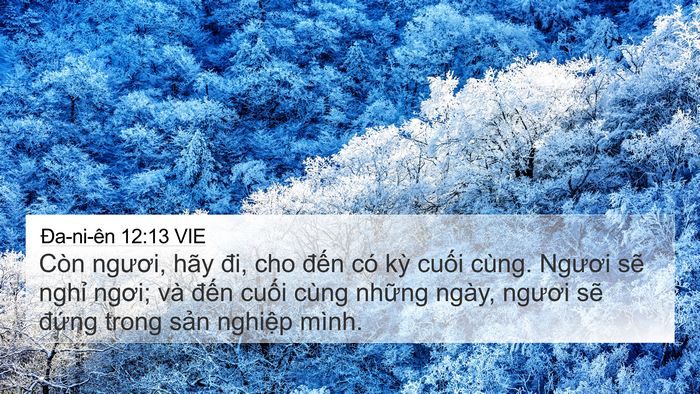 Ða-ni-ên 12:13 VIE Bible Verse Image