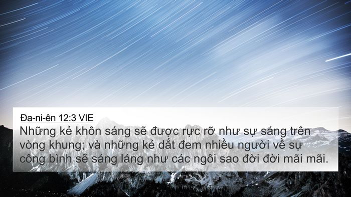 Ða-ni-ên 12:3 VIE Bible Verse Image