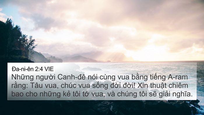 Ða-ni-ên 2:4 VIE Bible Verse Image