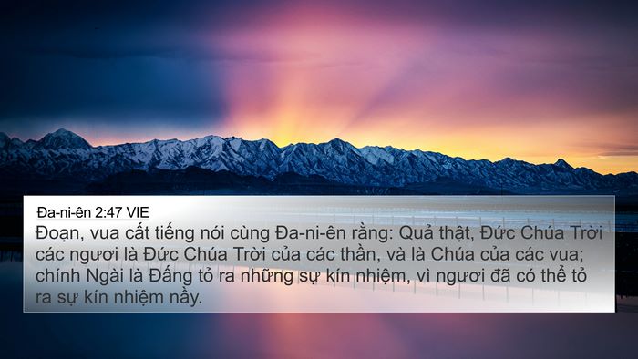Ða-ni-ên 2:47 VIE Bible Verse Image