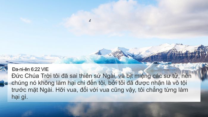 Ða-ni-ên 6:22 VIE Bible Verse Image