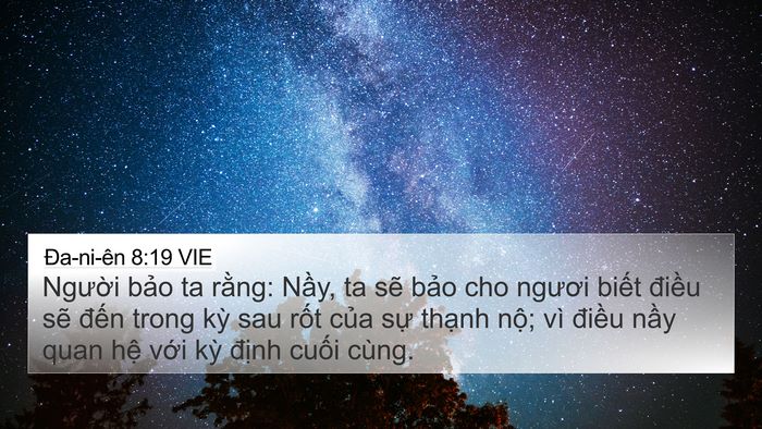Ða-ni-ên 8:19 VIE Bible Verse Image