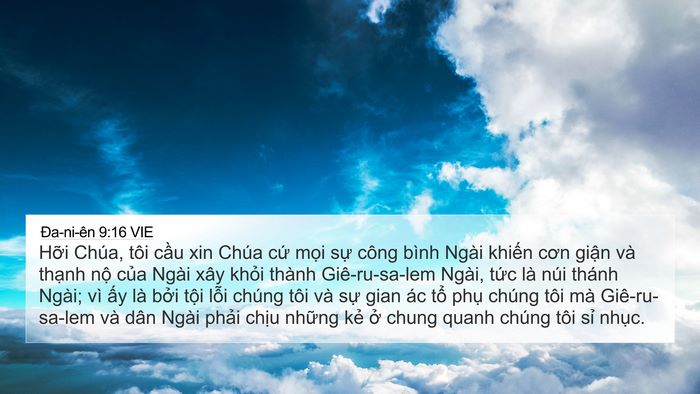 Ða-ni-ên 9:16 VIE Bible Verse Image