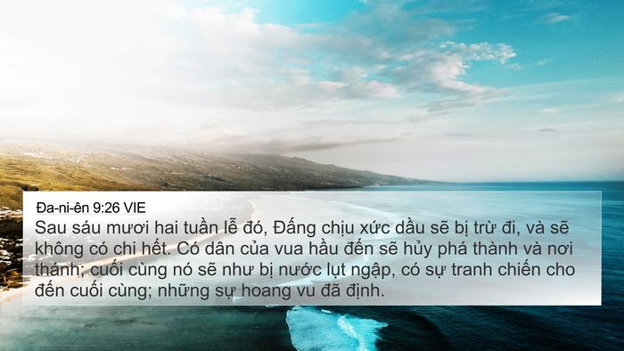 Ða-ni-ên 9:26 VIE Bible Verse Image