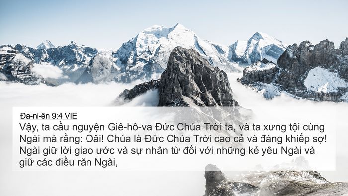 Ða-ni-ên 9:4 VIE Bible Verse Image