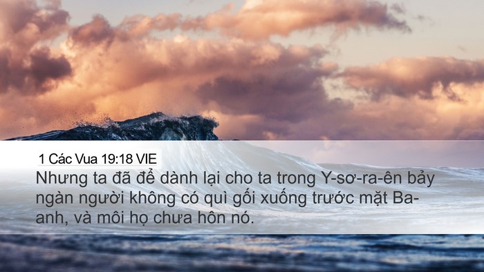 1 Các Vua 19:18 VIE Bible Verse Image