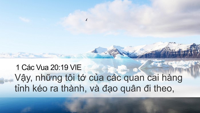 1 Các Vua 20:19 VIE Bible Verse Image