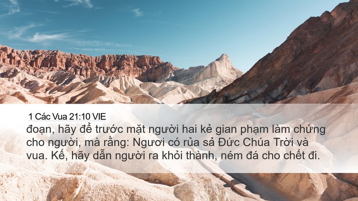 1 Các Vua 21:10 VIE Bible Verse Image