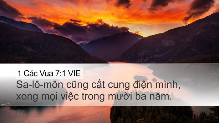 1 Các Vua 7:1 VIE Bible Verse Image