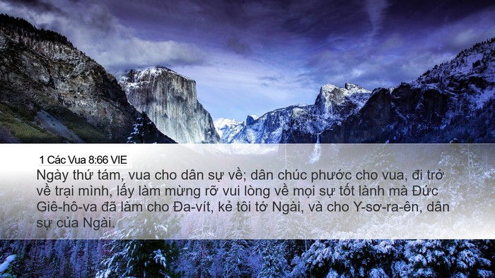 1 Các Vua 8:66 VIE Bible Verse Image