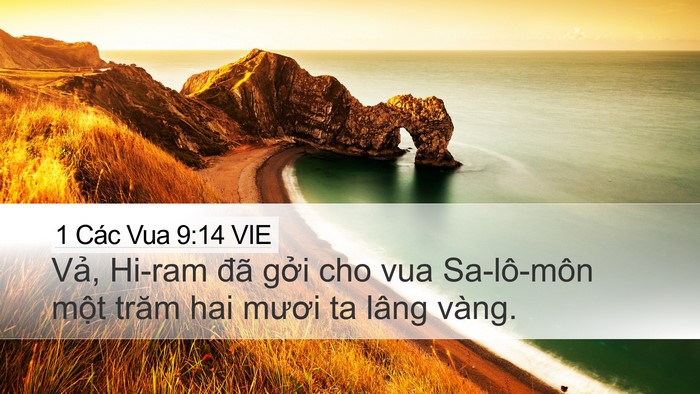 1 Các Vua 9:14 VIE Bible Verse Image