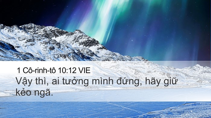 1 Cô-rinh-tô 10:12 VIE Bible Verse Image