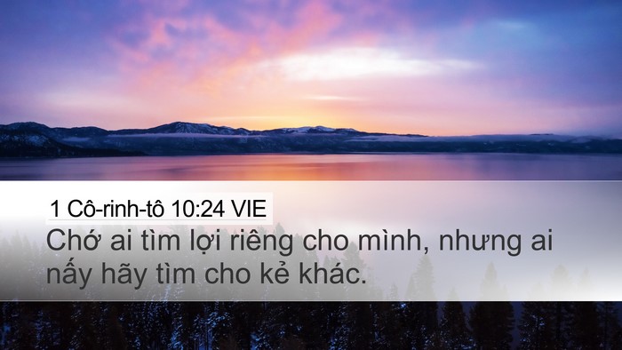 1 Cô-rinh-tô 10:24 VIE Bible Verse Image