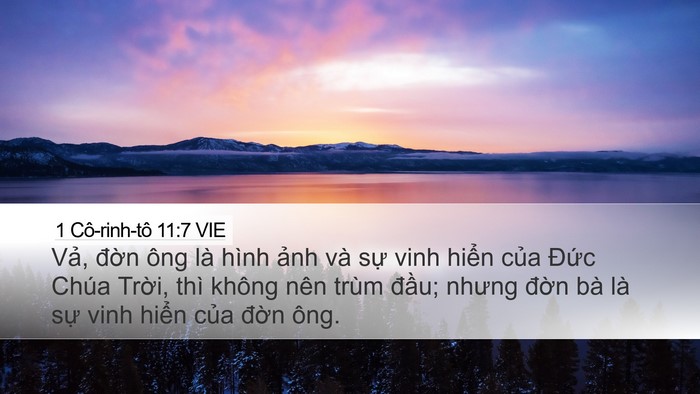 1 Cô-rinh-tô 11:7 VIE Bible Verse Image