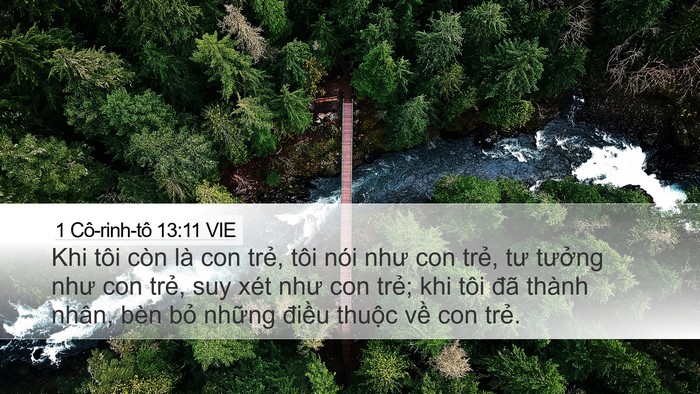 1 Cô-rinh-tô 13:11 VIE Bible Verse Image