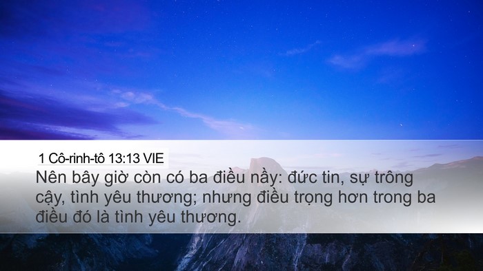 1 Cô-rinh-tô 13:13 VIE Bible Verse Image