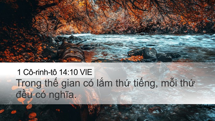 1 Cô-rinh-tô 14:10 VIE Desktop Wallpaper - Trong thế gian có lắm thứ tiếng, mỗi - Desktop Bible Verse Wallpaper