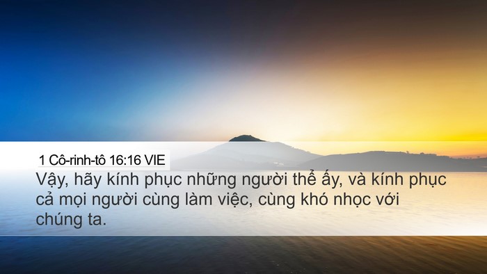 1 Cô-rinh-tô 16:16 VIE Bible Verse Image
