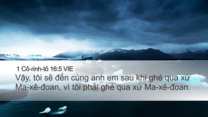 1 Cô-rinh-tô 16:5 VIE Bible Verse Image