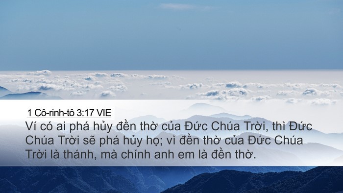 1 Cô-rinh-tô 3:17 VIE Bible Verse Image
