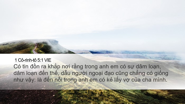 1 Cô-rinh-tô 5:1 VIE Bible Verse Image