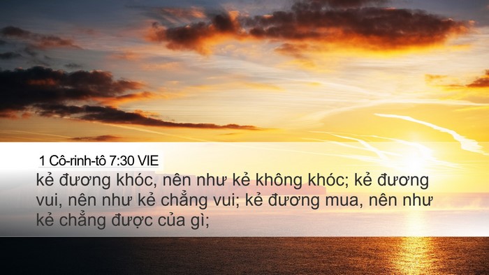 1 Cô-rinh-tô 7:30 VIE Desktop Wallpaper - kẻ đương khóc, nên như kẻ không khóc; - Desktop Bible Verse Wallpaper