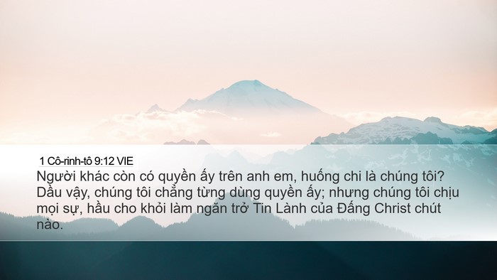 1 Cô-rinh-tô 9:12 VIE Bible Verse Image