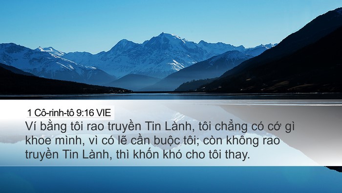 1 Cô-rinh-tô 9:16 VIE Bible Verse Image