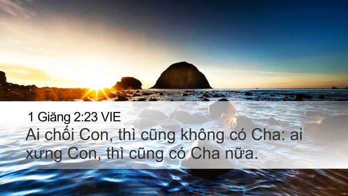 1 Giăng 2:23 VIE Bible Verse Image