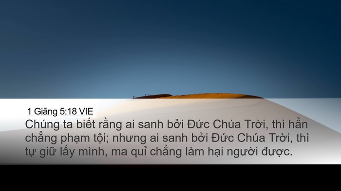1 Giăng 5:18 VIE Bible Verse Image