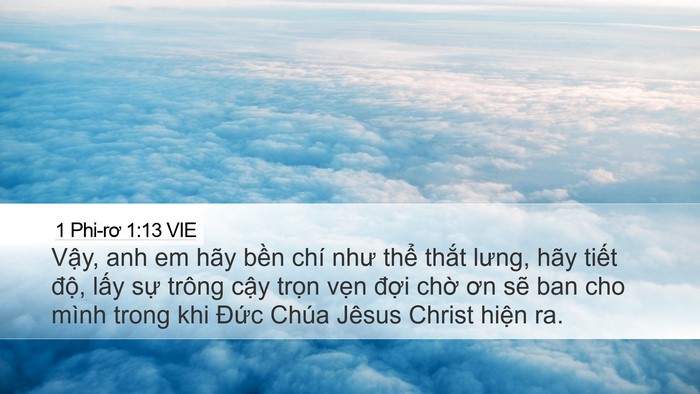 1 Phi-rơ 1:13 VIE Bible Verse Image